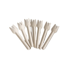 Disposable Sugarcane Bagasse 6inch Fork Cutlery Sets